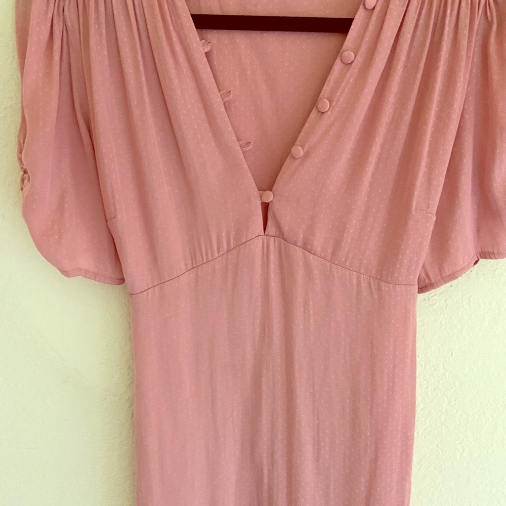 Swiss dot silk TopShop Dress